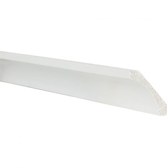 CMV8 - Concord Polar White - Cove Crown Molding - 4 3/4"  tall 96" long Cove Crown Molding